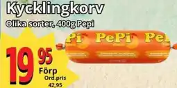 Supergrossen PEPI Kycklingkorv erbjuda