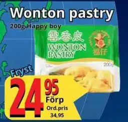HAPPY BOY Wonton pastry