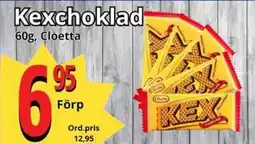 Supergrossen CLOETTA Kexchoklad erbjuda