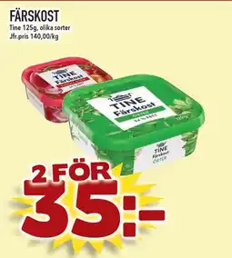 Supergrossen TINE Färskost erbjuda