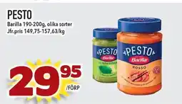 Supergrossen BARILLA Pesto erbjuda