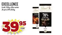 Supergrossen LINDT Excellence erbjuda