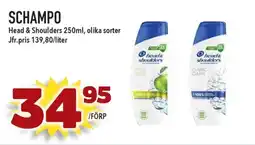 Supergrossen HEAD & SHOULDERS Schampo erbjuda