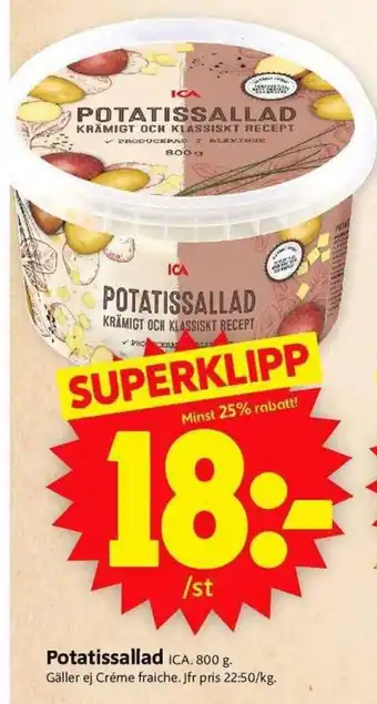 Potatissallad 800g