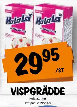 Bazaar Food market HULALA Vispgrädde erbjuda