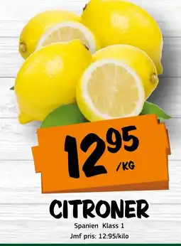 Bazaar Food market Citroner erbjuda