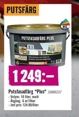 Hornbach Putsfasadfärg "plus" erbjuda