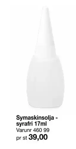 Selfmade Symaskinsolja - syrafri 17ml erbjuda