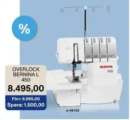 Selfmade OVERLOCK BERNINA L 450 erbjuda