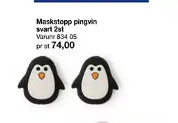 Selfmade Maskstopp pingvin svart 2st erbjuda
