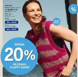 Selfmade Spara 20% på FRAYA Fluffy Garn erbjuda