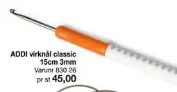 Selfmade ADDI virknål classic 15cm 3mm erbjuda