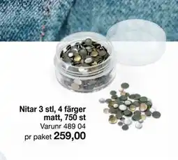 Selfmade Nitar 3 stl, 4 färger matt, 750 st erbjuda