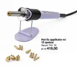 Selfmade Hot-fix applikator m/ 12 spetsar erbjuda