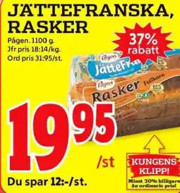 PAGEN Jättefranska, rasker
