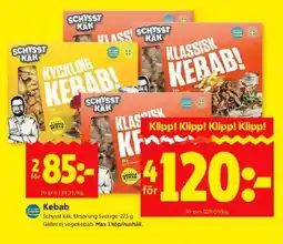 ICA Kvantum SCHYSST KÄK Kebab erbjuda