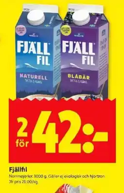 ICA Kvantum NORRMEJERIER Fjällfil erbjuda