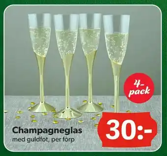 DollarStore Metallstjärna Champagneglas erbjuda
