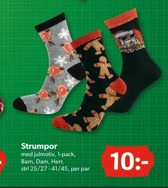 DollarStore Strumpor erbjuda