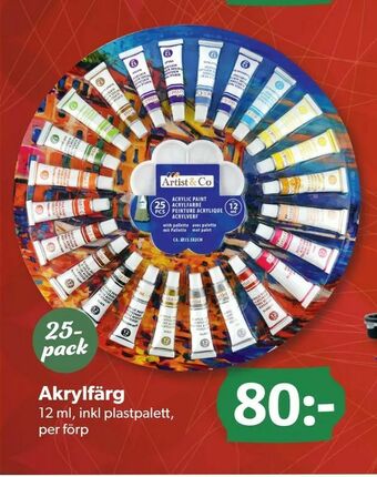 DollarStore Akrylfärg erbjuda