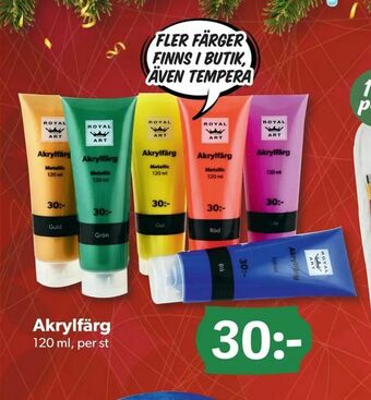 DollarStore Akrylfärg erbjuda