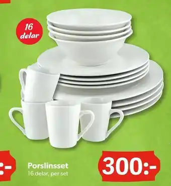 Porslinsset