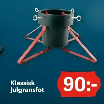 Klassisk Julgransfot