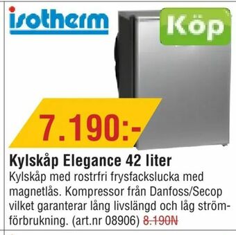 Erlandsons Brygga Kylskåp Elegance 42 liter erbjuda