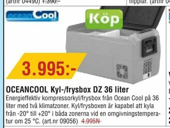 Erlandsons Brygga OCEANCOOL Kyl-/frysbox DZ 36 liter erbjuda