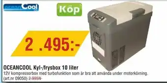 Erlandsons Brygga OCEANCOOL Kyl-/frysbox 10 liter erbjuda