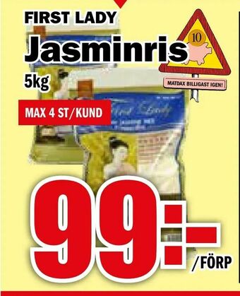 Matdax Jasminris erbjuda