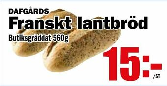 Matdax Franskt lantbröd erbjuda