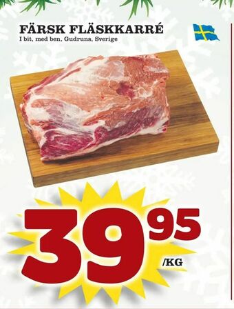 Matdax Färsk fläskkarré erbjuda