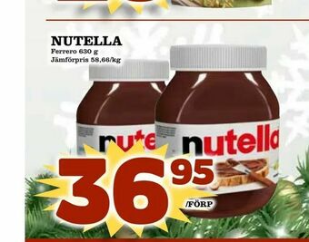 Matdax Nutella erbjuda