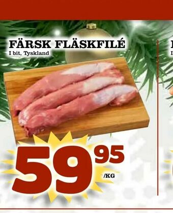 Matdax Färsk fläskfilé erbjuda