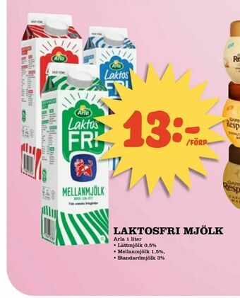 Matdax Laktosfri mjölk erbjuda