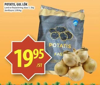 Matvärlden Tensta Potatis, gul lök erbjuda