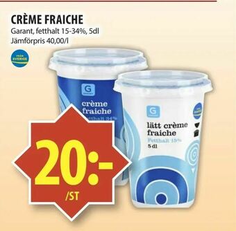 Matvärlden Tensta Crème fraiche erbjuda