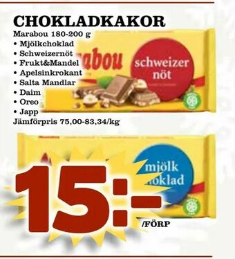 Matvärlden Tensta Chokladkakor erbjuda