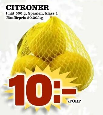 Matvärlden Tensta Citroner erbjuda