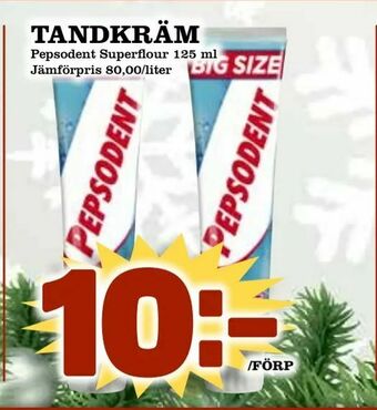 Nya Pulsen Tandkräm erbjuda