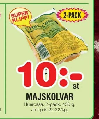 Nya Pulsen Majskolvar erbjuda