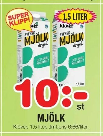 Nya Pulsen Mjölk erbjuda