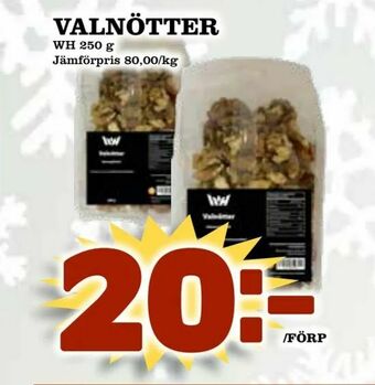 Supergrossen Valnötter erbjuda