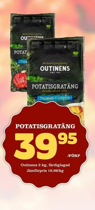 Supergrossen Potatisgratäng erbjuda