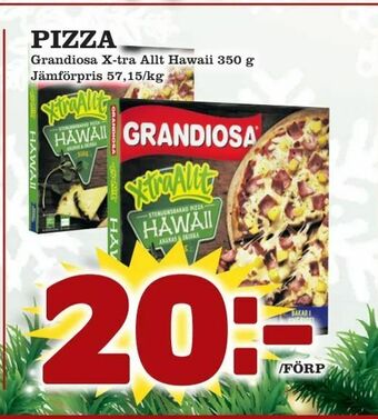 Supergrossen Pizza erbjuda