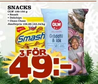 Supergrossen Snacks erbjuda