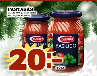 Supergrossen Pastasås erbjuda