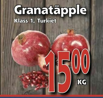 Supergrossen Granatäpple erbjuda
