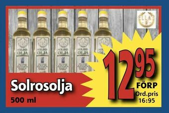 Supergrossen Solrosolja erbjuda